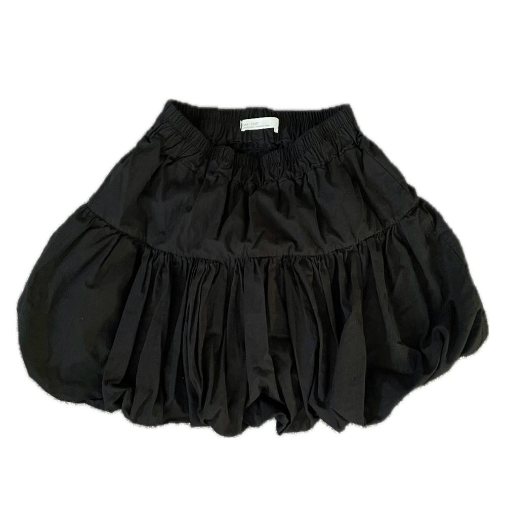 ✰ OAK + FORT Black Bubble Skirt ✰